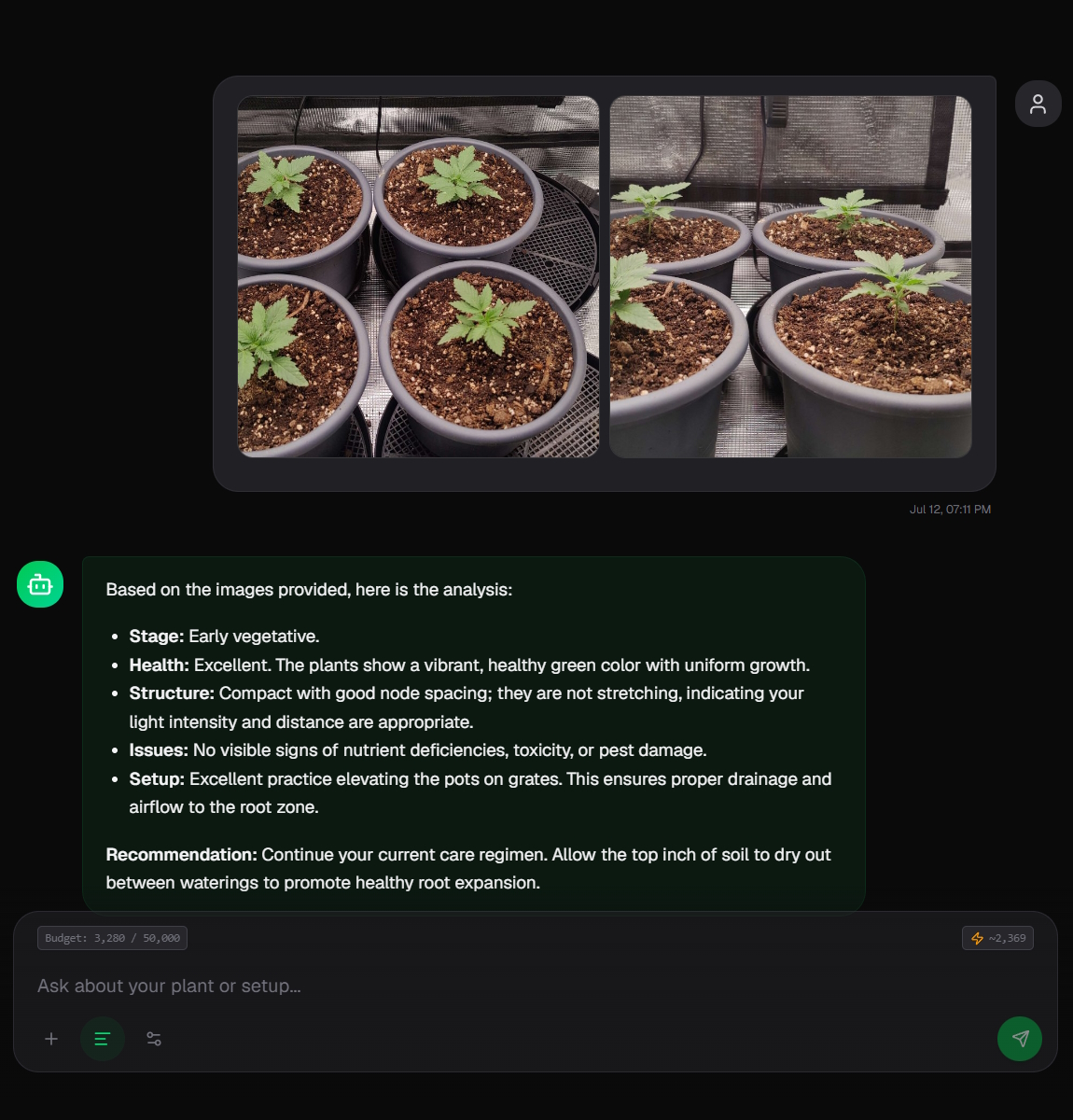 GrowHelper grow setup