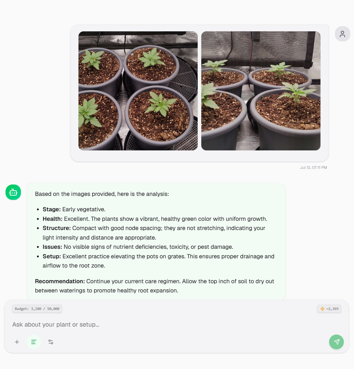GrowHelper grow setup